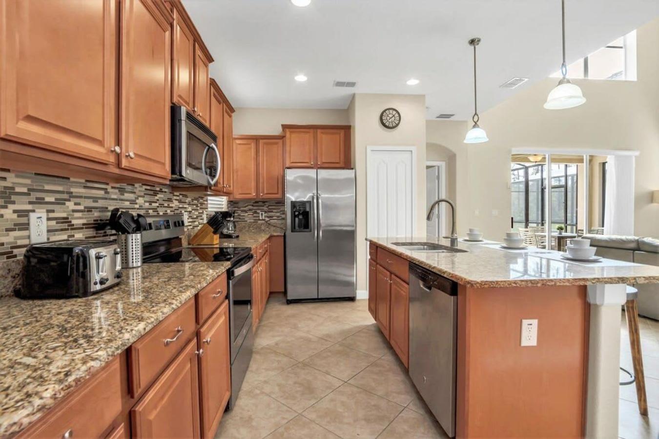 Near Disney - 5Br Home- Games Pool Hot Tub & Bbq คิสซิมมี ภายนอก รูปภาพ